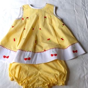 Yellow baby dress